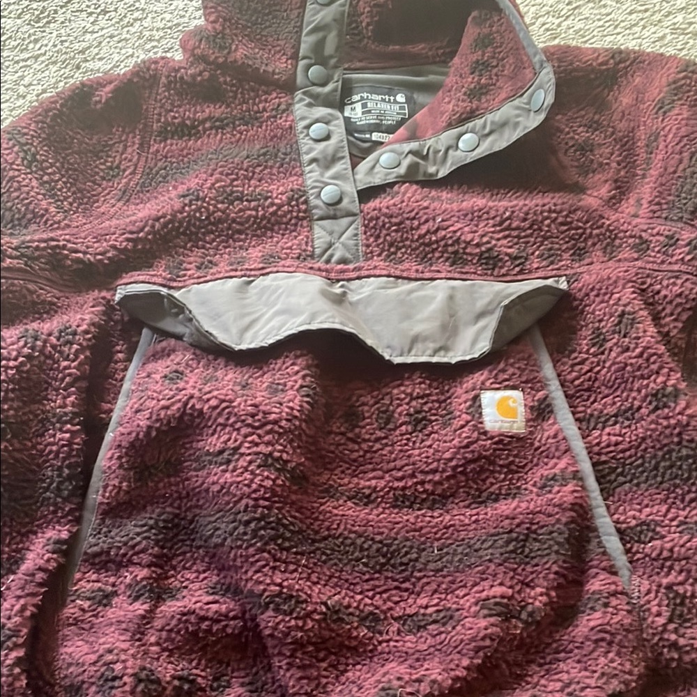 Carhartt Women’s Burgundy Sweater - Picture 6 of 6